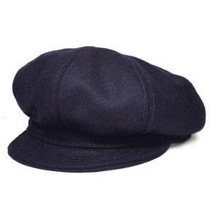 ニューヨークハット 帽子 キャスケット New York Hat 9055 WOOL SPITFIRE Navy メンズ レディース｜prast
