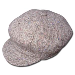 New York Hat ニューヨークハット 9052 TWEED SPITFIRE ツイード スピットファイア Brown メンズ レディース｜prast