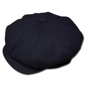 ニューヨークハット New York Hat 9080 WOOL BIG APPLE ウール ビッグアップル Black メンズ レディース｜prast