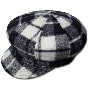 New York Hat（ニューヨークハット） キャスケット #9219 BUFFALO SPITFIRE, Black/White｜prast