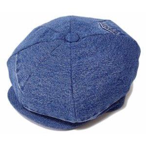 【送料無料】NEW YORK HAT（ニューヨークハット） 帽子 キャスケット #6257 RECYCLED DENIM NEWSBOY, Washed Blue｜prast