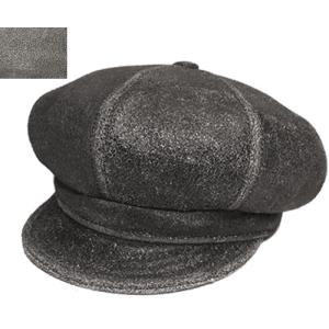New York Hat ニューヨークハット 9245 Antique Leather Spitfire アンティーク レザー スピットファイア BLACK  GREY メンズ レディース｜prast