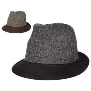 Borsalino ボルサリーノ ハット BS195 ブラウン グレー メンズ レディース