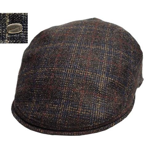 ボルサリーノ　Borsalino　カモノハシ　モナコ　ハンチング　BS728　茶　グレー