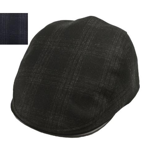 ボルサリーノ　Borsalino　カモノハシ　ハンチング　BS737　黒　紺　日本製