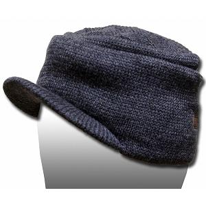 Borsalino　ボルサリーノ　ニットキャップ　B9940　バイザーニット　オスロ　グレー