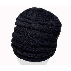Borsalino ボルサリーノ 帽子 ニットキャップ ビーニーワッチ B9888 ブラック 日本製...