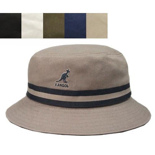 KANGOL カンゴール STRIPE LAHINCH Grey Black White Winte...