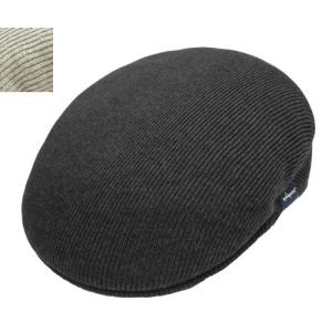 KANGOL Cotton Rib 504 カンゴール コットンリブ504 Black Grey ハンチング メンズ レディース｜prast