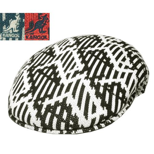 KANGOL カンゴール Falling Scales 504 BLACK/WHITE CHERRY...