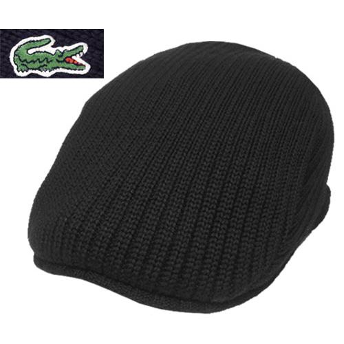 LACOSTE ラコステ ニットハンチング L1241 黒 紺 紳士 婦人 メンズ レディース ギフ...