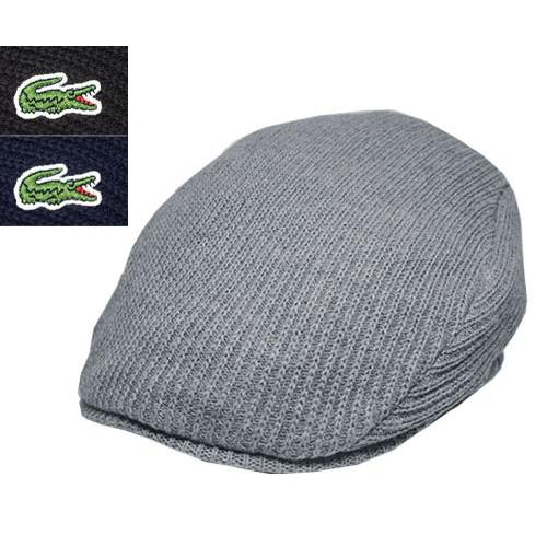 LACOSTE ラコステ L1274 Knit Hunting BLACK NAVY GRAY ニッ...