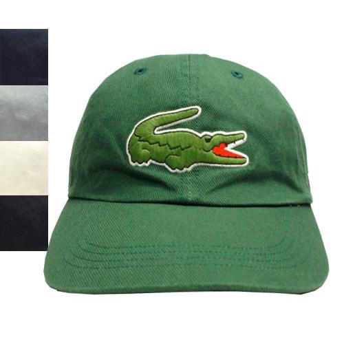 LACOSTE ラコステ 6方キャップ L3935 グリーン 紺 グレー オフホワイト 黒 メンズ ...