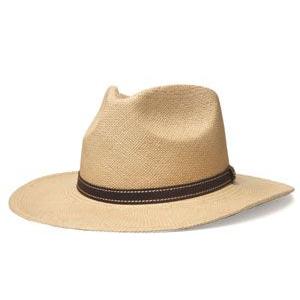 CHRISTYS LONDON クリスティーズロンドン 帽子 パナマ ウエスタンストローハット ライ...