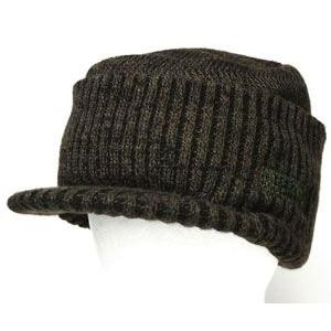 CHRISTYS　LONDON　クリスティーズ　ロンドン　帽子 バイザーニットキャップ Visor Knit　Moss Green　80007　｜prast