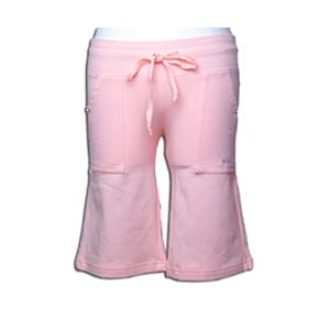 bebe (ビビ) スワロフスキー ラインストーン ショートパンツ -XS-(ピンク)