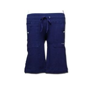 bebe (ビビ) スワロフスキー ラインストーン ショートパンツ -XS-(ネイビー)
