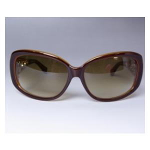 bebe (ビビ) スワロフスキー ラインストーン サークルロゴ サングラス (ブラウン)