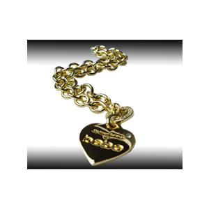 bebe (ビビ) ハート チャーム ネックレス（ゴールド）