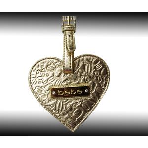 bebe (ビビ) ハート ラゲッジタグ（ゴールド）