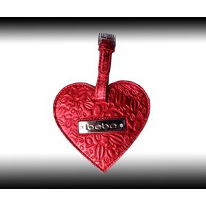 bebe (ビビ) ハート ラゲッジタグ（レッド）