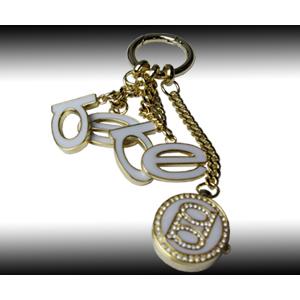 bebe (ビビ) メダルウォッチ　キーチェーン（ゴールド）