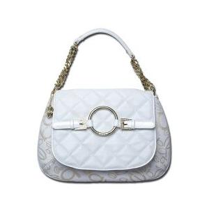 bebe (ビビ) キルティング レザー バッグ (ホワイト)