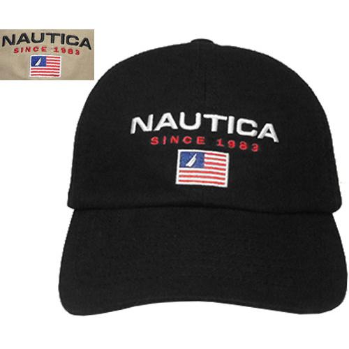 NAUTICA ノーティカ NT064 SORTY LOGO EMB 6P CAP BLACK BE...