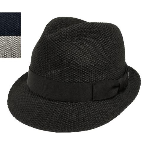 帽子 ステットソン STETSON SE196 マニッシュハット 黒 紺 グレー 中折れ メンズ レ...