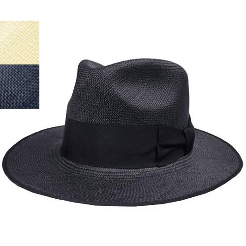 帽子 ステットソン STETSON SE456 フラットWHIPPET クロ ベージュ コン ストロ...