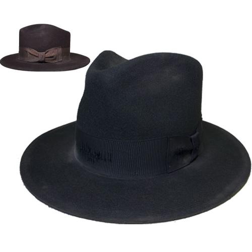 ステットソン STETSON SH180 DUSTY WHIPPET マニッシュハット BLACK ...