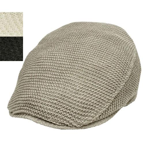 帽子 ステットソン STETSON SE101 ニット ハンチング グレー 黒 オフホワイト メンズ...