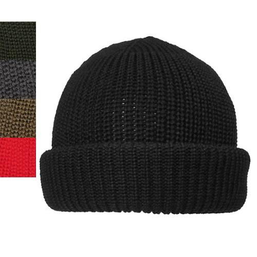 Racal ラカル RL18996 SK8 Knit CAP BLACK DGREEN CHARCO...