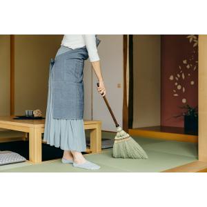大工室内ほうき短柄 座敷箒 箒 畳の詳細画像1