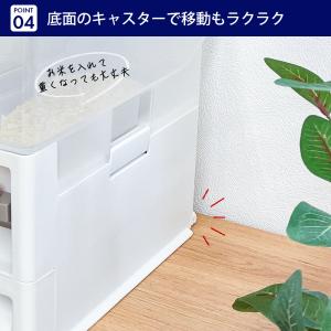 アスベル ASVEL 計量米びつ 12kg ホ...の詳細画像5