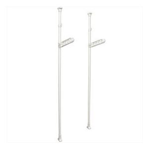 平安伸銅工業 突ぱり室内１段竿受け  W 4977612411066 突っ張り 物干し 室内 部屋干し【返品不可】