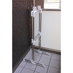 平安伸銅 MC-60タオル掛け付きベランダ物干...の詳細画像3