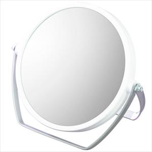 ヤマムラ YL-1500 10倍拡大鏡付き両面スタンドミラー（WH） ホワイト 4979836870179