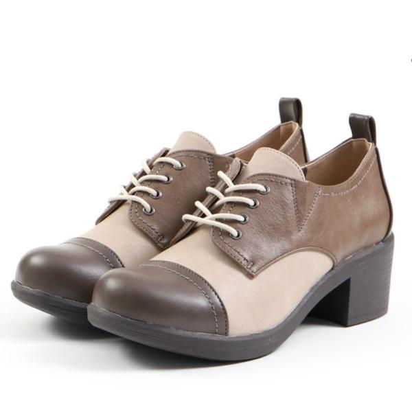 byあしながおじさん 正規取り扱い店 マニッシュ レースアップ チャンキーヒール レディース 898...
