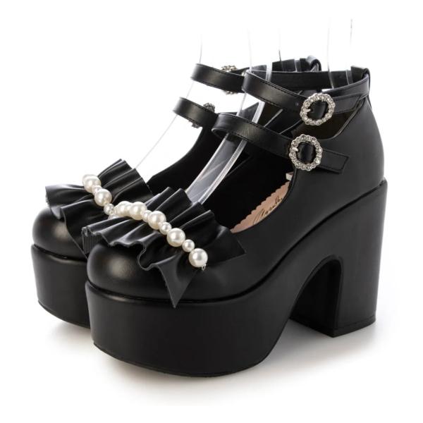 ヨースケ YOSUKE 正規取り扱い店 ストラップパンプス 太ヒール ロリータ かわいい 44500...