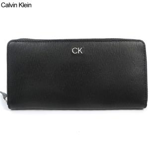 カルバンクライン 長財布 ラウンドファスナー 31CK190004 ブラック  小銭入れ付 Calvin Klein 219956-A｜pre-ma