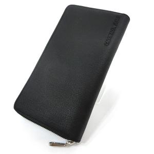 カルバンクラインジーンズ 長財布 ラウンドジップ 見開き型 HP1257 S7200-001  ブラックレザー  Calvin Klein Jeans CK-8