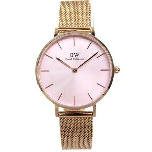 ダニエルウェリントン レディース 腕時計 32mm Petite Melrose DW00100367 ローズゴールド/ピンクフェイス Daniel Wellington 930847｜pre-ma