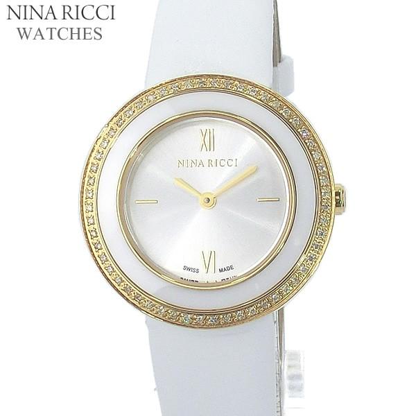 ニナリッチ NINA RICCI  腕時計 レディース N064009 SM 32mm ゴールド ホ...