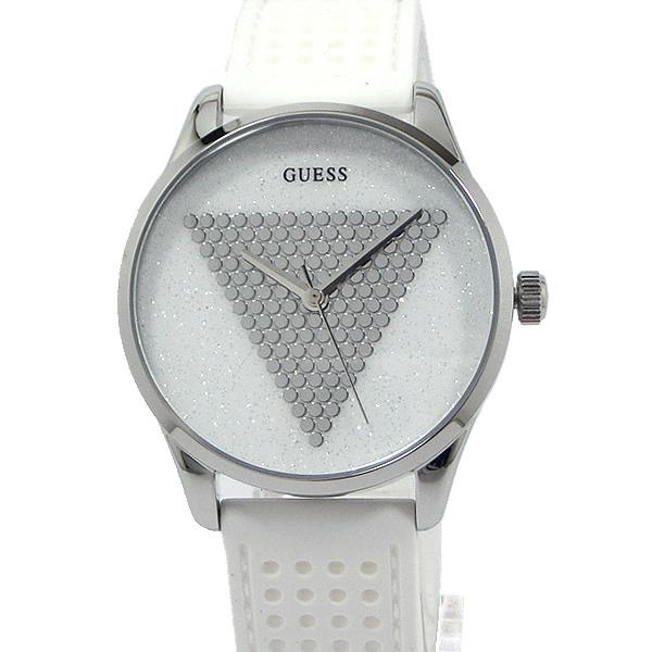 GUESS 腕時計 レディース 36mm ホワイト ラバーベルト W1227L1 ゲス  