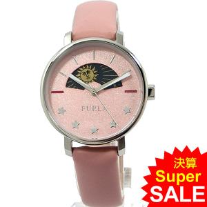 フルラ 腕時計 レディース 昼夜表示付き FURLA REA CAMELIA DIAL  4251118507 ローズ レザー 33mm SSP