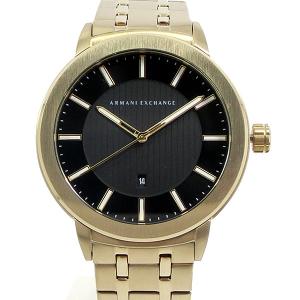 アルマーニエクスチェンジ ARMANI EXCHANGE MADDOX AX1456 メンズ 腕時計 46mm 10ATM ゴールド/ブラック SSP｜pre-ma