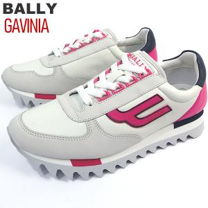 BALLY バリー レディース スニーカー レザー シューズ 靴 GAVINIA M F SHARK  6228571 ホワイト/ピンク 決算セールSSP｜pre-ma