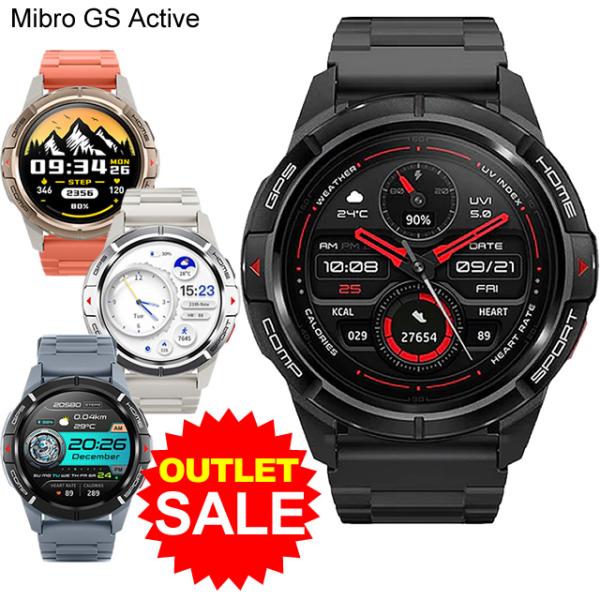 ミブロ スマートウォッチ Mibro GS Active 腕時計 SP380010 正規品【廃盤モデ...