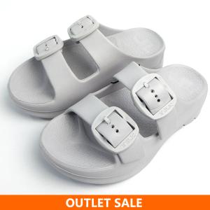 【アウトレットSALE】TELIC テリック W-BUCKLE2 サンダル Wバックル リカバリーシューズ コンフォート 厚底 ICE GRAY グレー